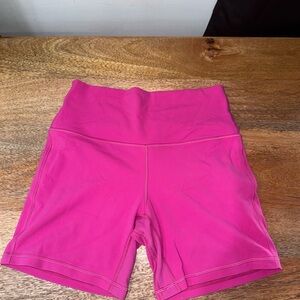 Lululemon 6” high waited Align Shorts